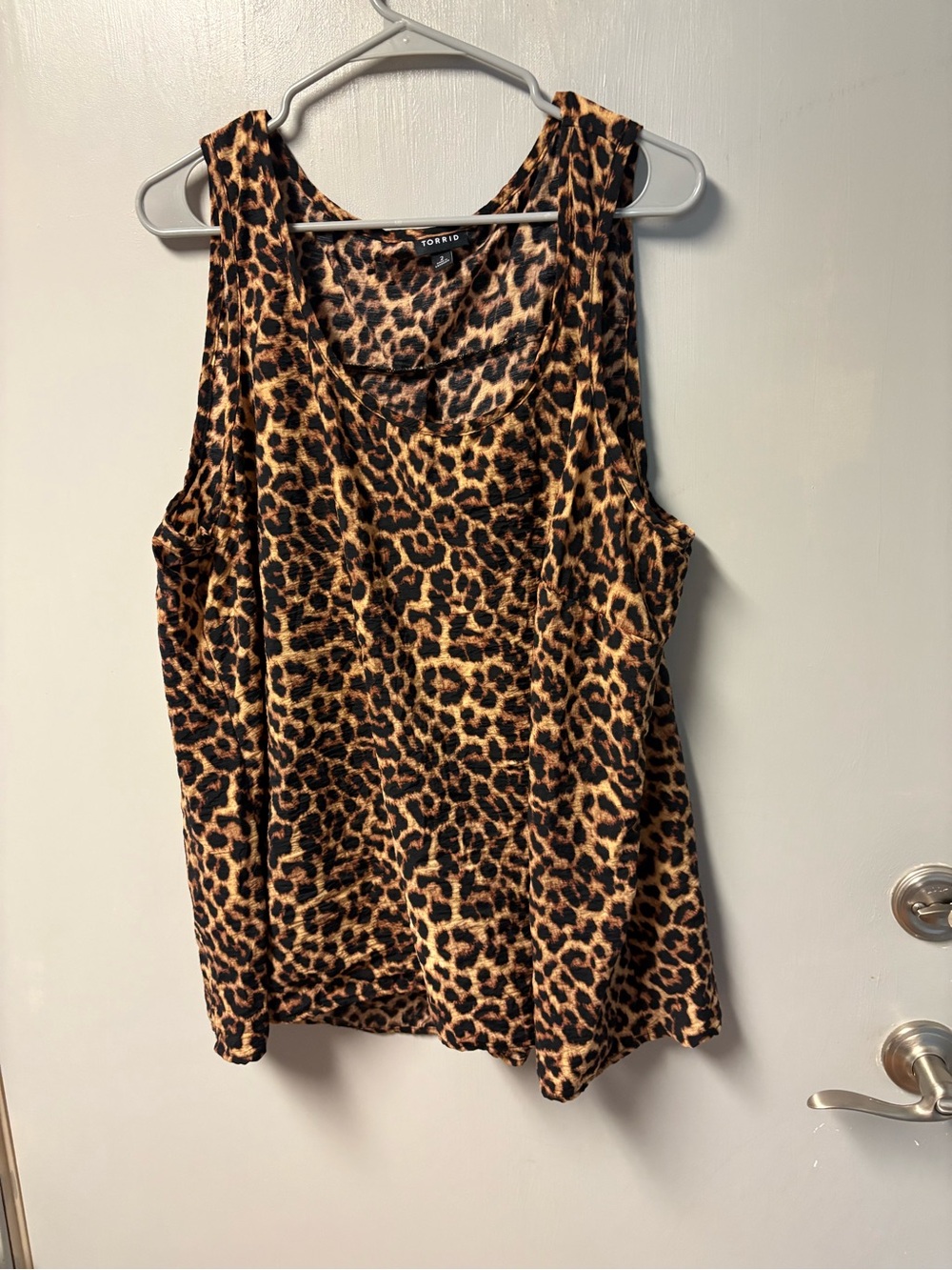 Torrid Leopard Print Tank Top - Brown/Black Size 2 (18/20)